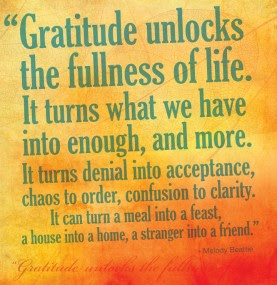 Gratitude